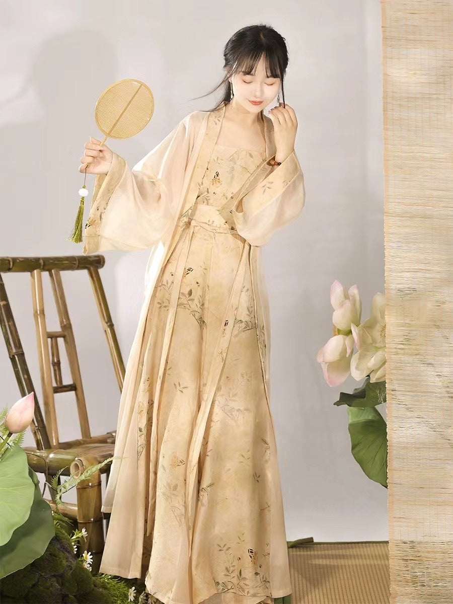 Serenity of the Mountains: Women's Song Dynasty-Inspired Hanfu - Modern Elegance Meets Traditional Changgan Temple Style