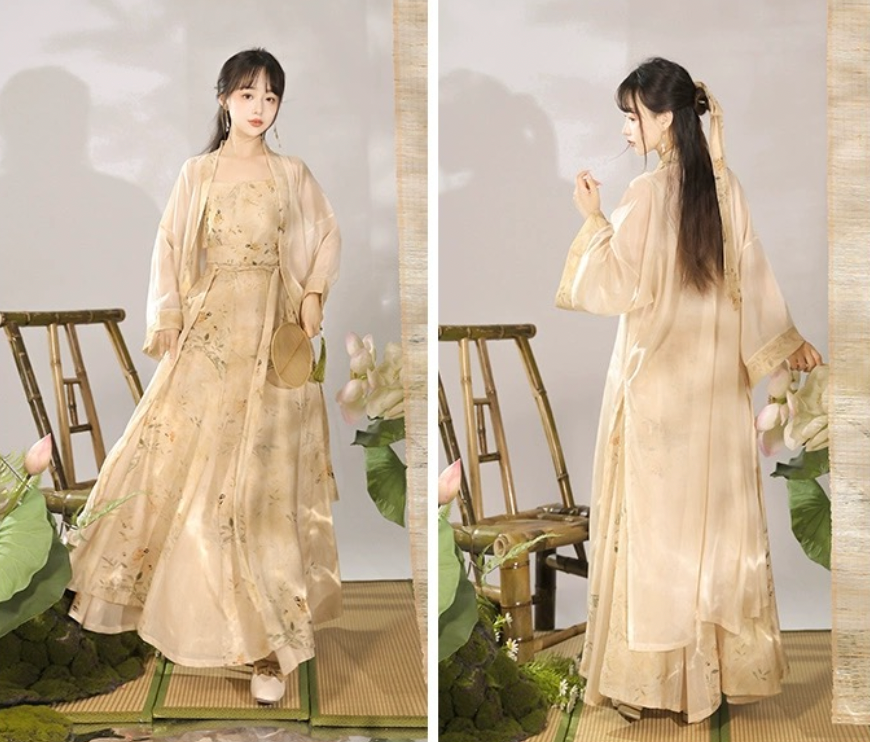 Serenity of the Mountains: Women's Song Dynasty-Inspired Hanfu - Modern Elegance Meets Traditional Changgan Temple Style
