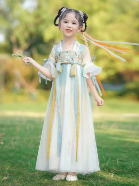 Mystic Azure: Ethereal Princess Dress