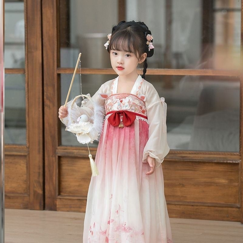 Enchanted Canvas: Girl's Fairy Hanfu Dress