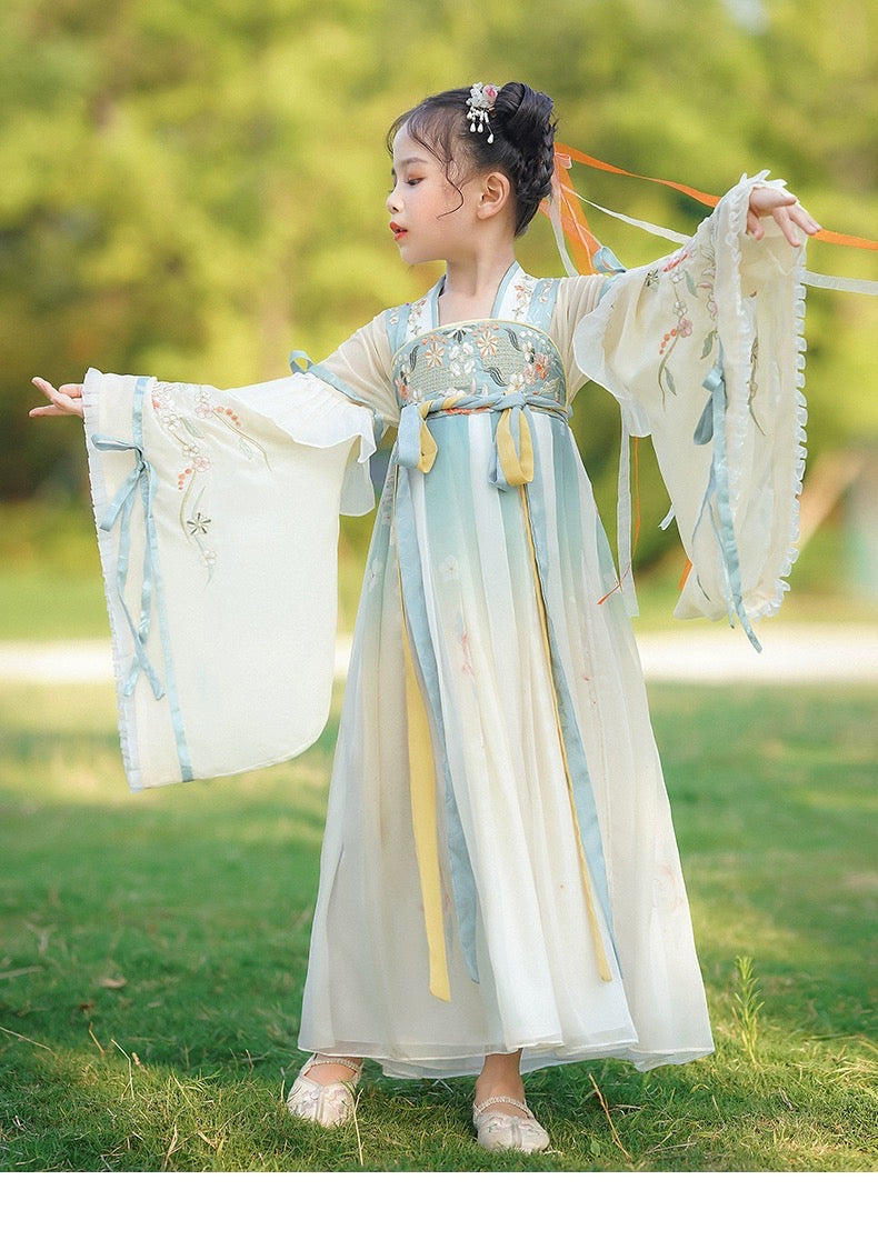 Mystic Azure: Ethereal Princess Dress