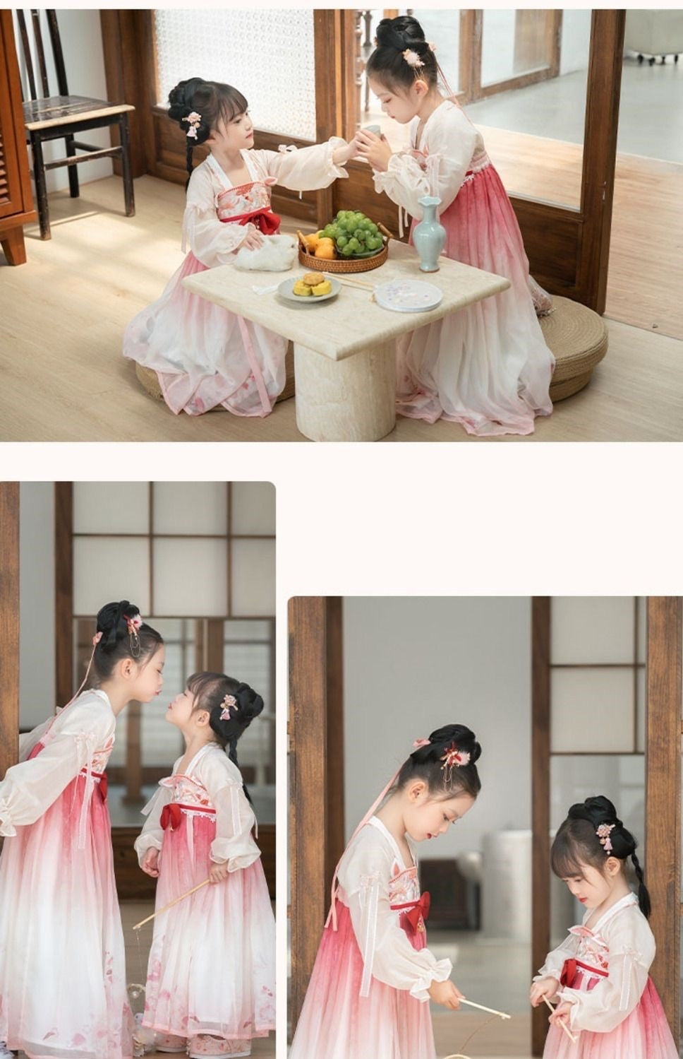 PreOder:Enchanted Canvas: Girl's Fairy Hanfu Dress
