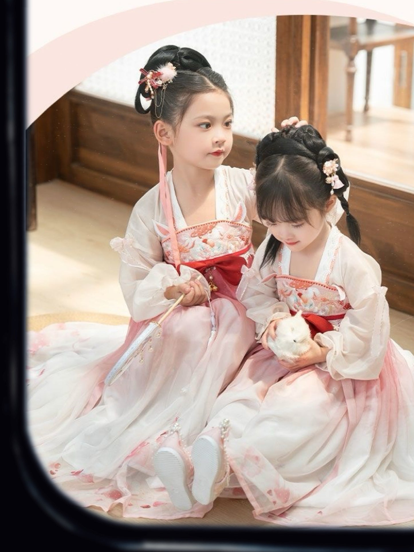 Enchanted Canvas: Girl's Fairy Hanfu Dress