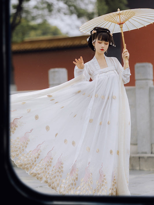 PreOder:Ethereal Peacock Hanfu Gown